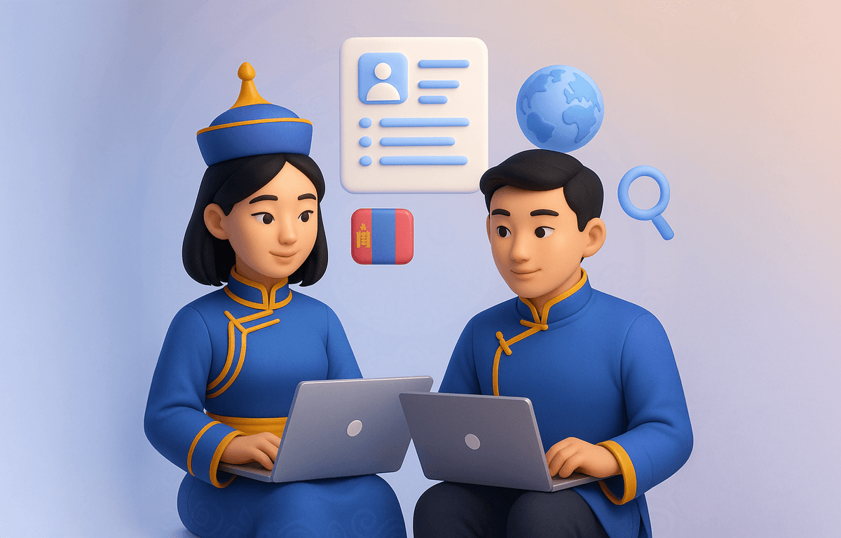 Төсөл дээр хамтран ажиллаж буй оюутнууд